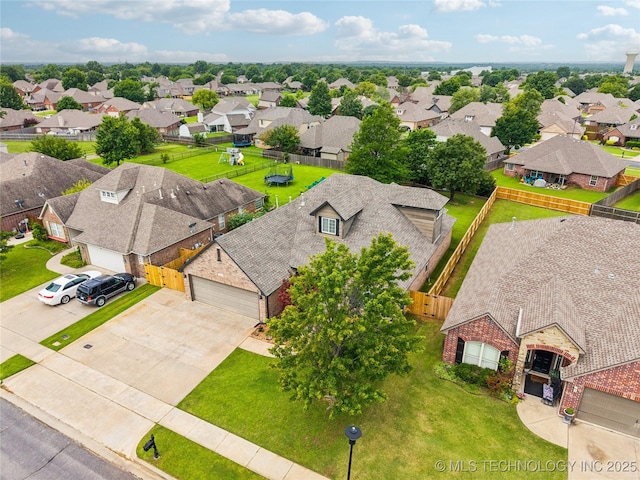 10220 N 119th E Ave, Owasso, OK 74055 - aerial view of residential area