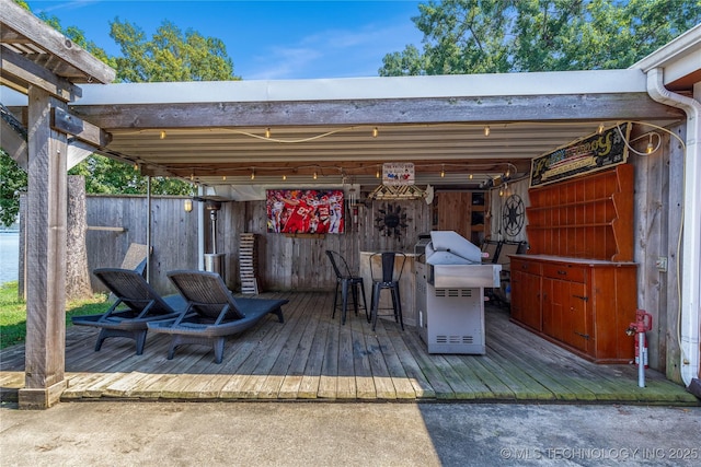 61112 E 310, Grove, OK 74344 - view of wooden deck