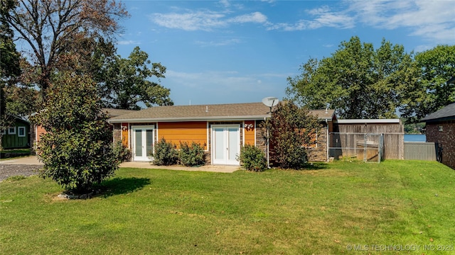 61112 E 310, Grove, OK 74344 - view of front of property with french doors