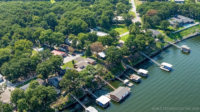 61112 E 310, Grove, OK 74344 - aerial view of property's location with a nearby body of water