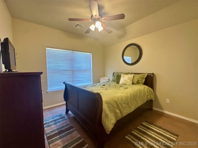 1908 Rhynes-Childress Loop, Kingston, OK 73439 - carpeted bedroom with baseboards and ceiling fan