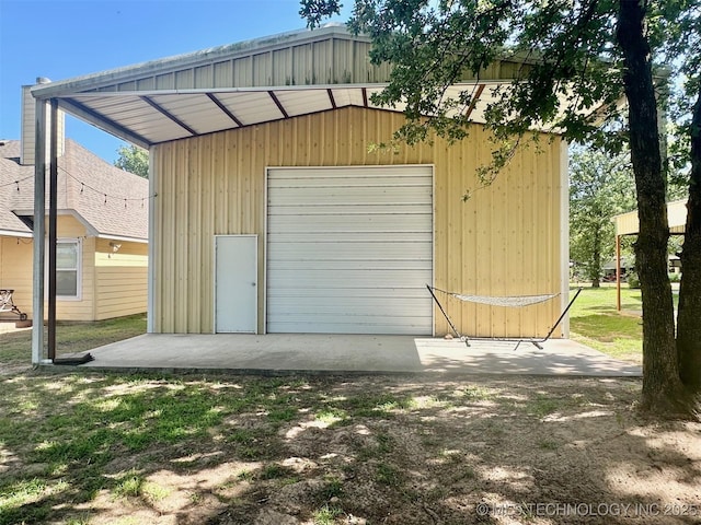 1908 Rhynes-Childress Loop, Kingston, OK 73439 - garage with a garage