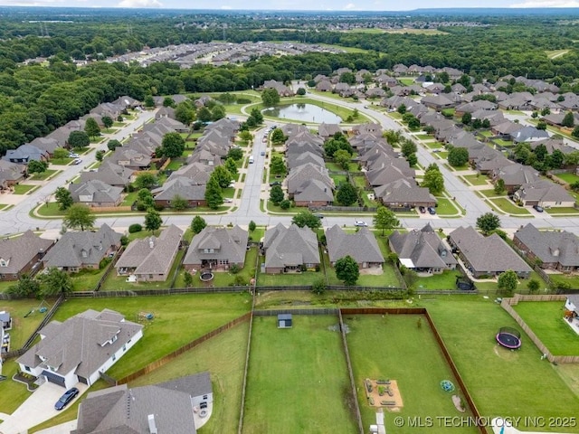 14404 S Florence Ave, Bixby, OK 74008 - aerial perspective of suburban area