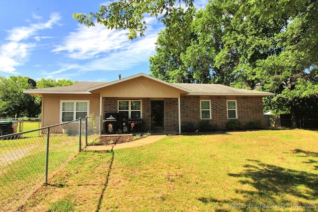 1518 E Hogner St, Tahlequah, OK 74464 - view of front of home with brick siding