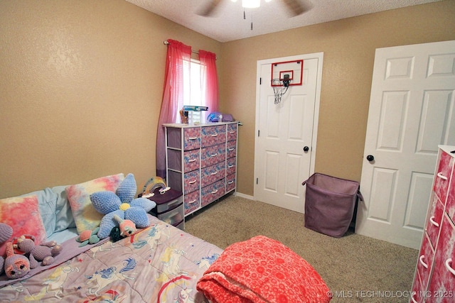 1518 E Hogner St, Tahlequah, OK 74464 - bedroom featuring carpet flooring and ceiling fan