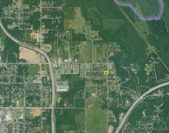 1518 E Hogner St, Tahlequah, OK 74464 - map of property location