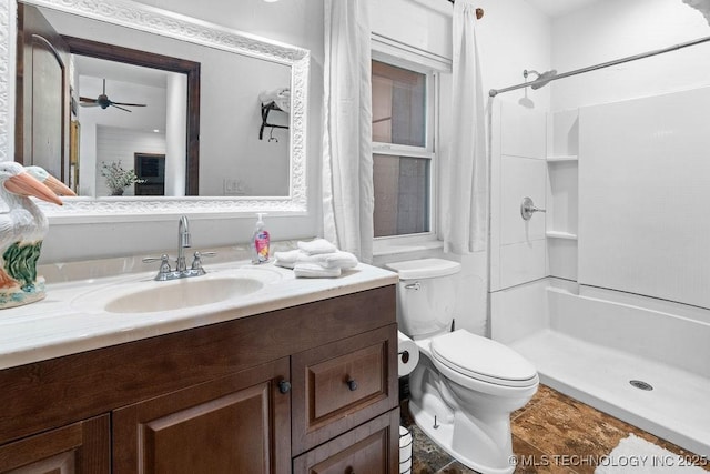 9094 Waters Edge, Kingston, OK 73439 - full bathroom featuring a shower and vanity