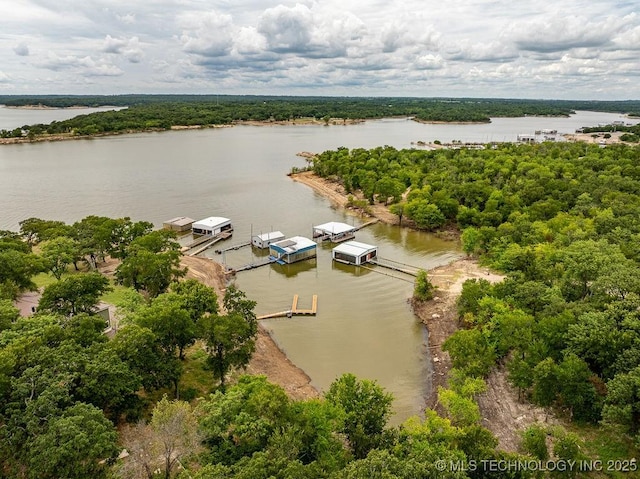 9094 Waters Edge, Kingston, OK 73439 - aerial view of a large body of water