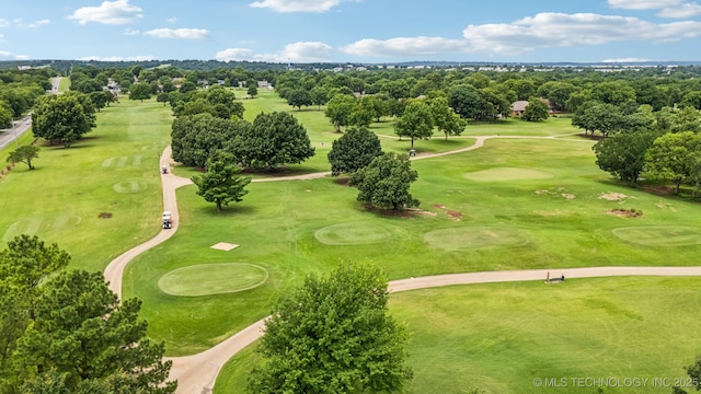 6947 S 30th W Ave, Tulsa, OK 74132 - drone / aerial view of a local golf course