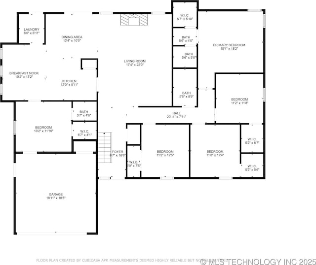 6947 S 30th W Ave, Tulsa, OK 74132 - view of floor plan / room layout