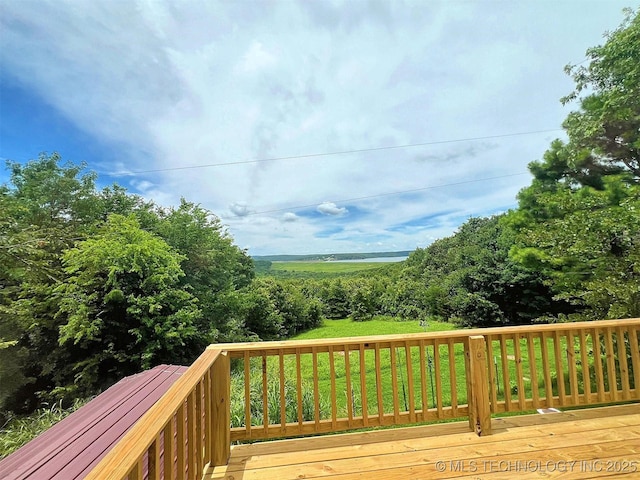 98224 S 4489th Rd, Vian, OK 74962 - view of deck