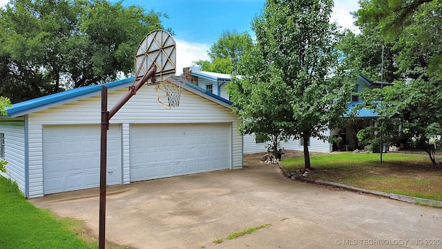 98224 S 4489th Rd, Vian, OK 74962 - view of detached garage
