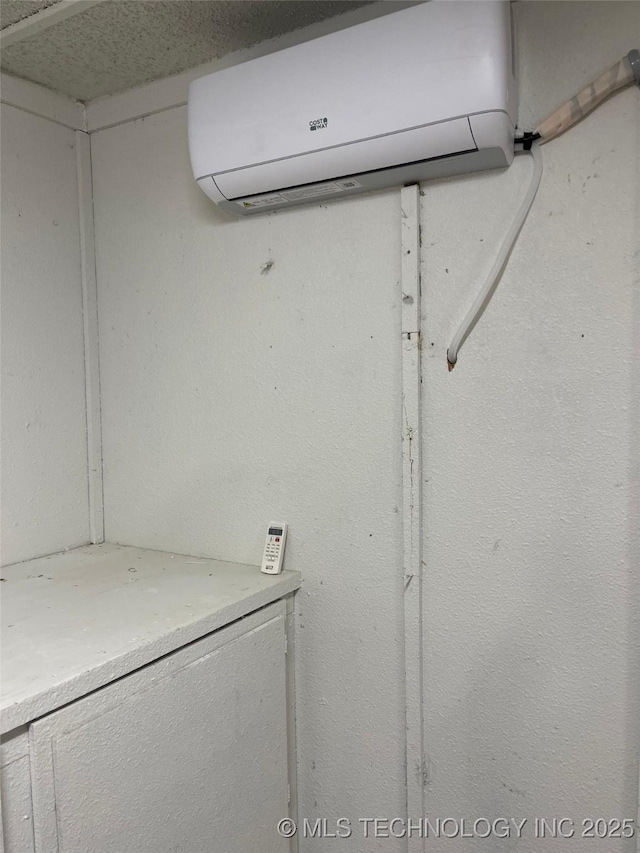 23308 W 171st St, Kellyville, OK 74039 - basement with a wall mounted AC