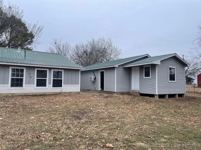 23308 W 171st St, Kellyville, OK 74039 - rear view of house with a metal roof