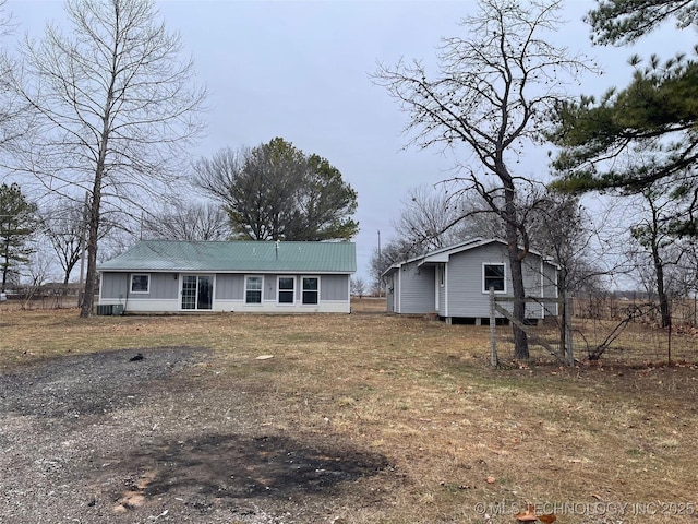 23308 W 171st St, Kellyville, OK 74039 - view of front of property with a metal roof