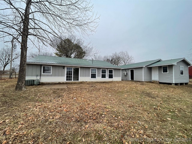 23308 W 171st St, Kellyville, OK 74039 - view of front of home featuring board and batten siding and a metal roof