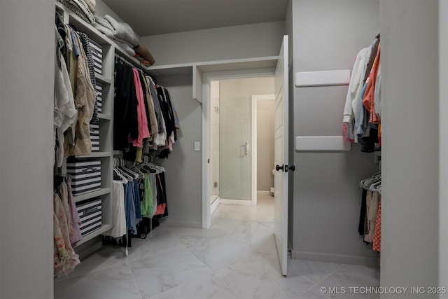 5312 E 124th Pl S, Bixby, OK 74008 - spacious closet with light marble finish floors