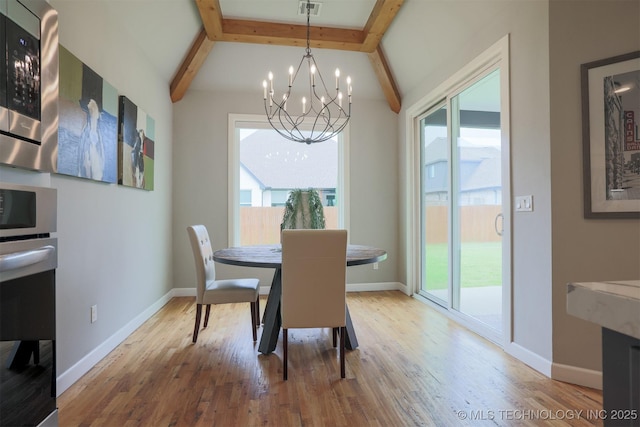 5312 E 124th Pl S, Bixby, OK 74008 - dining space with a chandelier and wood finished floors
