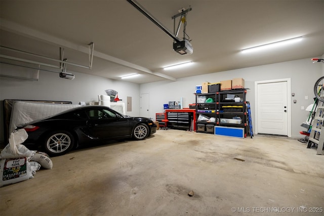 5312 E 124th Pl S, Bixby, OK 74008 - garage featuring a garage door opener and electric panel