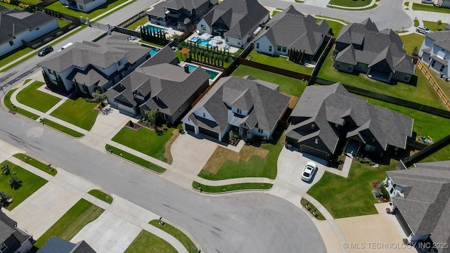 5312 E 124th Pl S, Bixby, OK 74008 - aerial perspective of suburban area