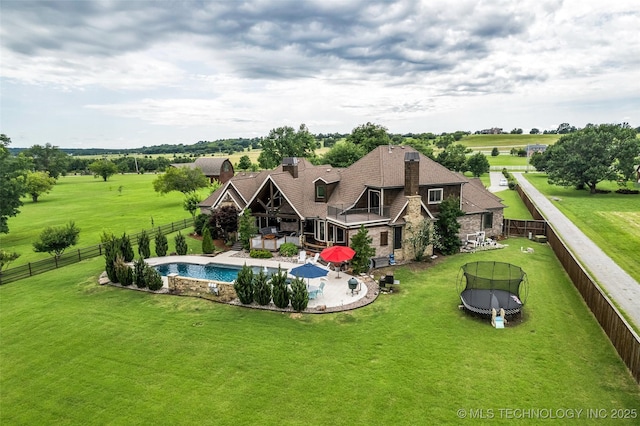 13533 S Lewis Ave, Bixby, OK 74008 - aerial view of sparsely populated area with a pool