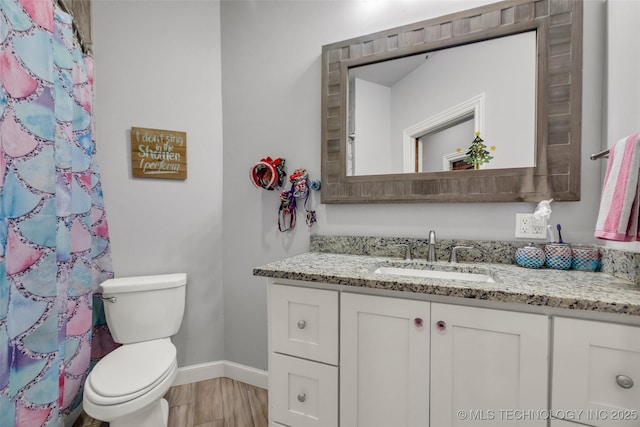 13533 S Lewis Ave, Bixby, OK 74008 - bathroom with vanity and wood finished floors