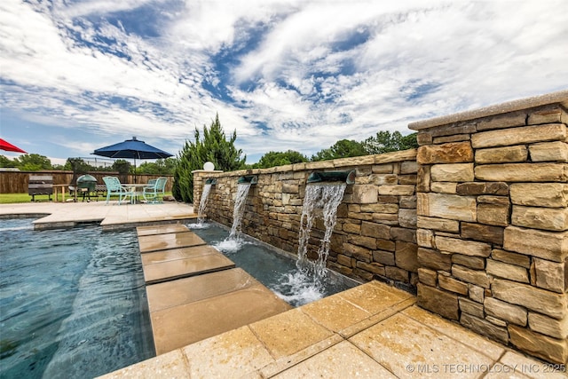 13533 S Lewis Ave, Bixby, OK 74008 - view of pool featuring a patio and area for grilling