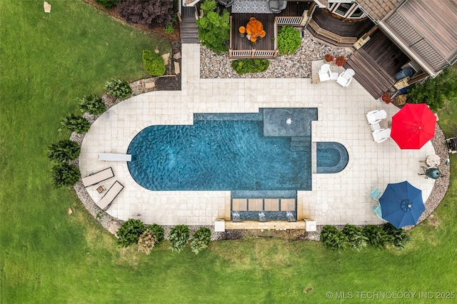 13533 S Lewis Ave, Bixby, OK 74008 - view of subject property with a pool area