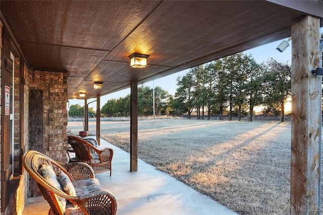 740384 S 3480th Rd, Cushing, OK 74023 - view of patio / terrace