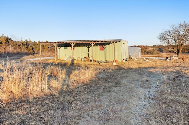740384 S 3480th Rd, Cushing, OK 74023 - view of pole building