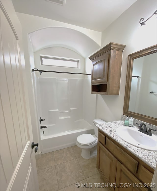 4706 S 182nd E Ave, Tulsa, OK 74134 - full bath with vanity, bathing tub / shower combination, and tile patterned flooring