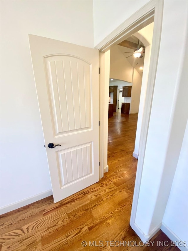 4706 S 182nd E Ave, Tulsa, OK 74134 - corridor with light wood finished floors