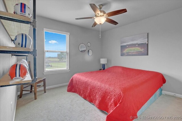 30130 S Maxine Ave, Inola, OK 74036 - bedroom with carpet floors and ceiling fan