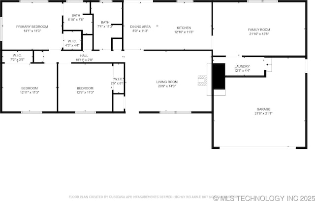 20512 E 430th Rd, Claremore, OK 74017 - view of floor plan / room layout