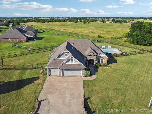 5983 E 137th St, Collinsville, OK 74021 - view of rural area featuring a pastoral area