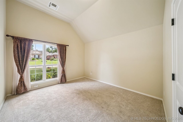 4204 N Maple Pl, Broken Arrow, OK 74012 - unfurnished room with carpet floors and lofted ceiling