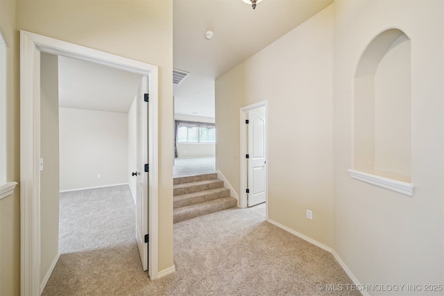 4204 N Maple Pl, Broken Arrow, OK 74012 - hall featuring carpet flooring