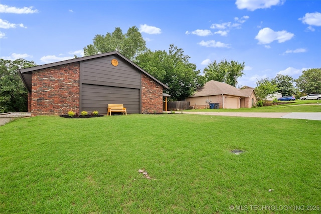 3039 W 69th Pl, Tulsa, OK 74132 - view of side of home with brick siding