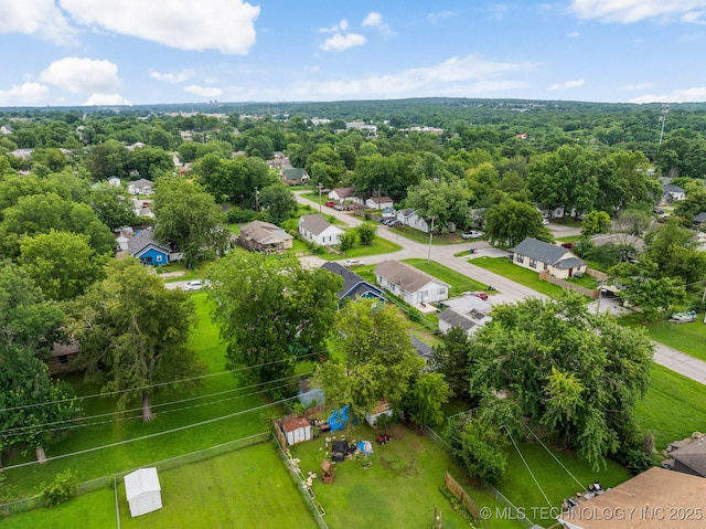 4844 S 30th Ave W, Tulsa, OK 74107 - aerial perspective of suburban area