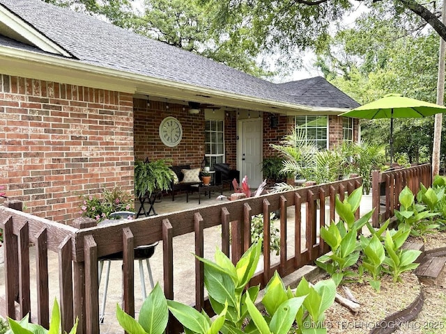417292 E 1145th Rd, Eufaula, OK 74432 - view of deck