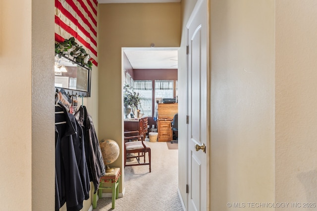 2219 Hart Cove Dr, Grove, OK 74344 - hall with carpet flooring