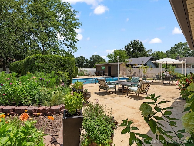 105 Quail Creek Ln, Skiatook, OK 74070 - view of swimming pool featuring a patio area
