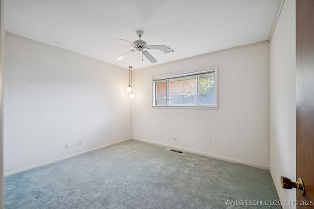 1234 S 101st E Ave, Tulsa, OK 74128 - carpeted spare room with ceiling fan and baseboards