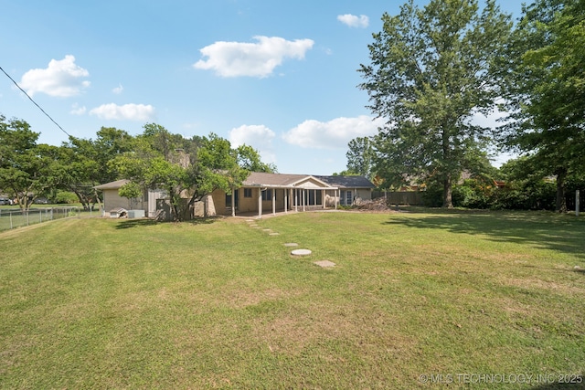 1234 S 101st E Ave, Tulsa, OK 74128 - view of yard
