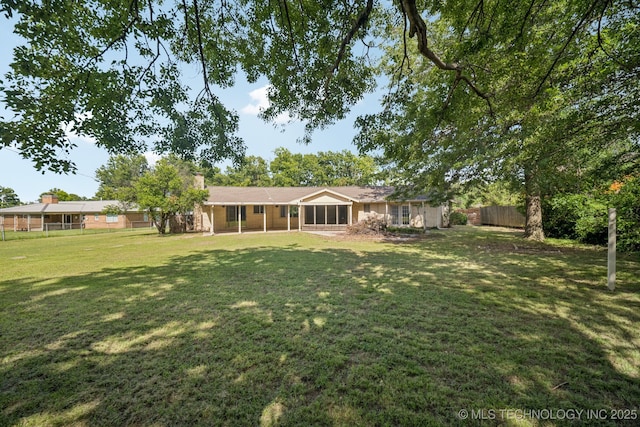 1234 S 101st E Ave, Tulsa, OK 74128 - view of yard
