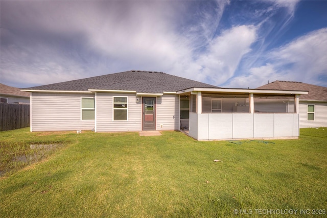 3711 S 151st E Ave, Tulsa, OK 74134 - back of house with a shingled roof