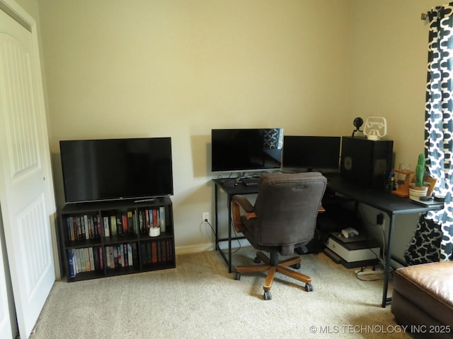 504 Blocker Rd, Mcalester, OK 74501 - carpeted office space featuring baseboards