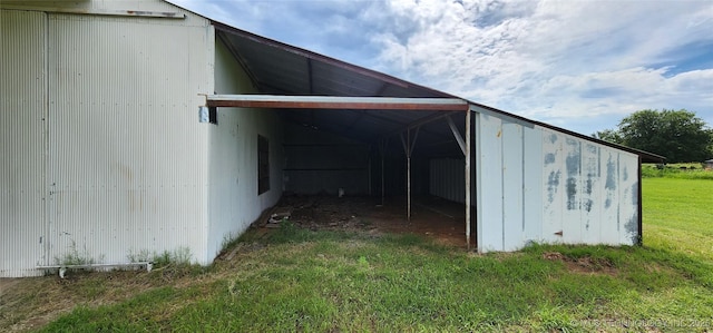 14505 S 145th E Ave, Bixby, OK 74008 - view of outdoor structure with a carport