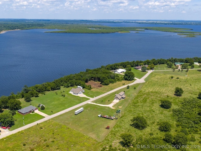 16145 Ew 255 Rd, Nowata, OK 74048 - aerial view of a nearby body of water