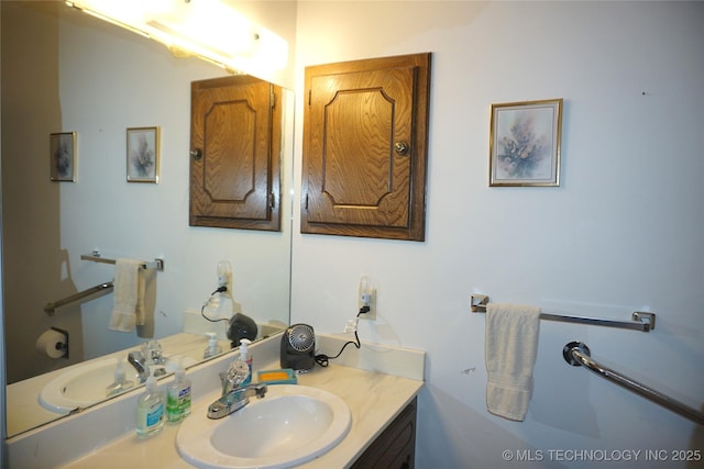 710 N 14th St, Henryetta, OK 74437 - bathroom featuring vanity